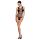 Passion BS086 - Transparent randig body (svart) - S-L