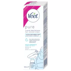   Veet Pure - hårborttagningskräm bikinilinje och armhåla - känslig hud 100ml