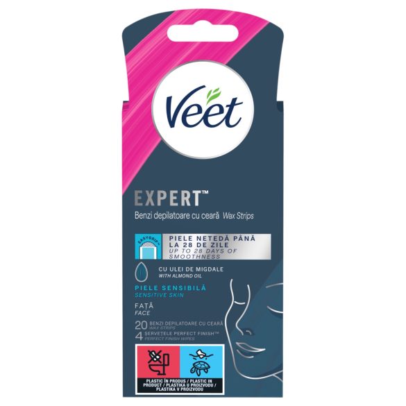 Veet Expert - vaxremsor - känslig hud - 20 st