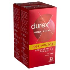 Durex Feel Thin - Naturlig känsla kondompaket (2x12 st)