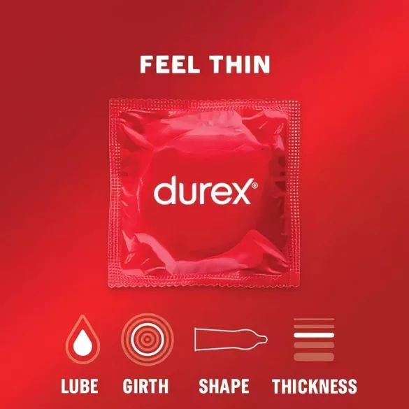 Durex - kondom - extra tunn för naturlig känsla - 2x12 st