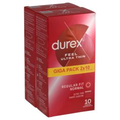 Durex - kondomer - extra tunna, naturlig känsla - 2x10 st