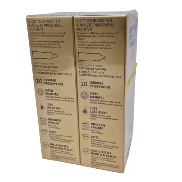 Durex Nude - extra tunna kondomer (2×10 st)