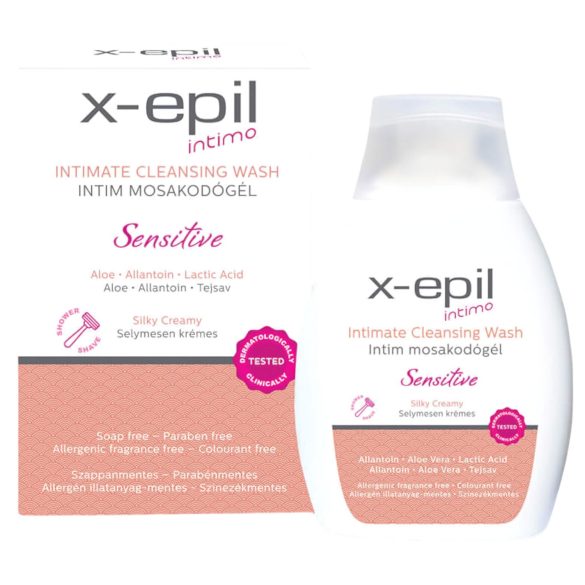 X-Epil Intimo Sensitive - intimtvättgel - känslig hud - 250ml