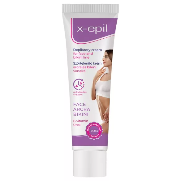 X-Epil - hårborttagningskräm ansikte/bikinilinje - 40ml