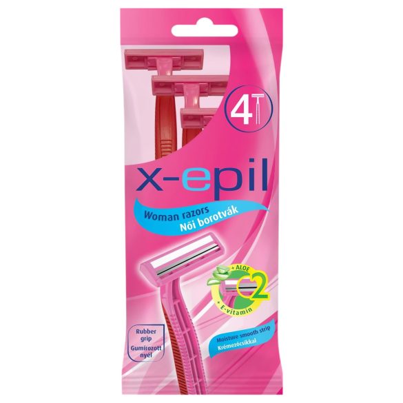 X-Epil - engångsrakhyvel dam 2-bladig 4-pack