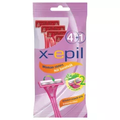 X-Epil - engångsrakhyvel dam 2-bladig 5-pack