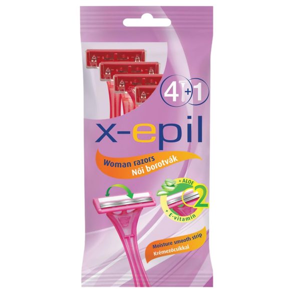X-Epil - engångsrakhyvel dam 2-bladig 5-pack