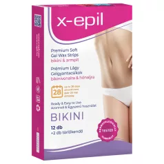 X-Epil - vaxremsor för bikini och armhåla - 12 st