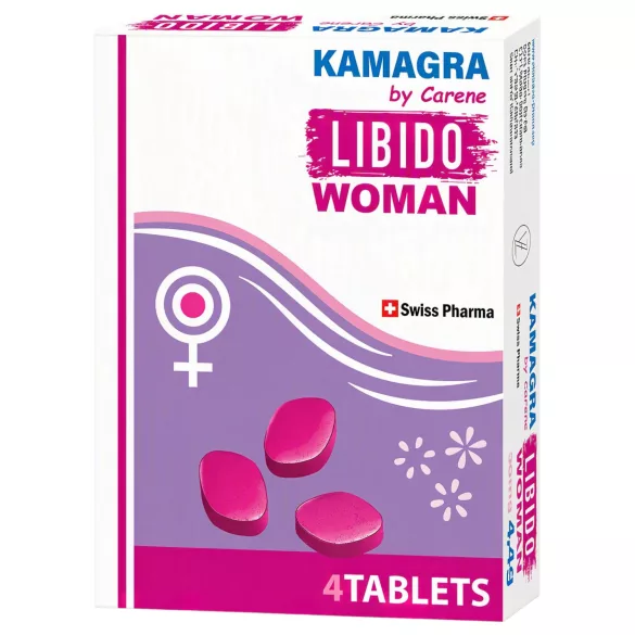Kamagra by Carene Libido Woman - kosttillskottstabletter för kvinnor - 4 st