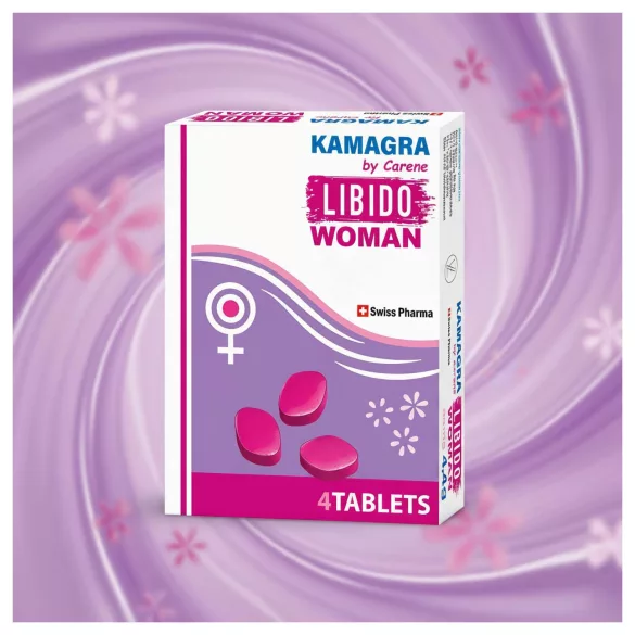 Kamagra by Carene Libido Woman - kosttillskottstabletter för kvinnor - 4 st