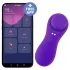 Desirel Confidential - bärbar appstyrd vibrator-trosa (lila)