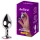Desirel - analplugg med juvel - liten - silver/rosa