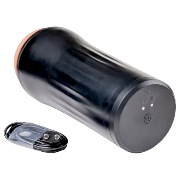 Desirel True Touch - realistisk vibratorficka - natur/svart