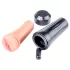 Desirel True Touch - realistisk vibratorficka - natur/svart