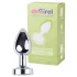 Desirel GlowPlug - analplugg med ljus - liten - silver