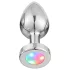 Desirel GlowPlug - analplugg med ljus - liten - silver