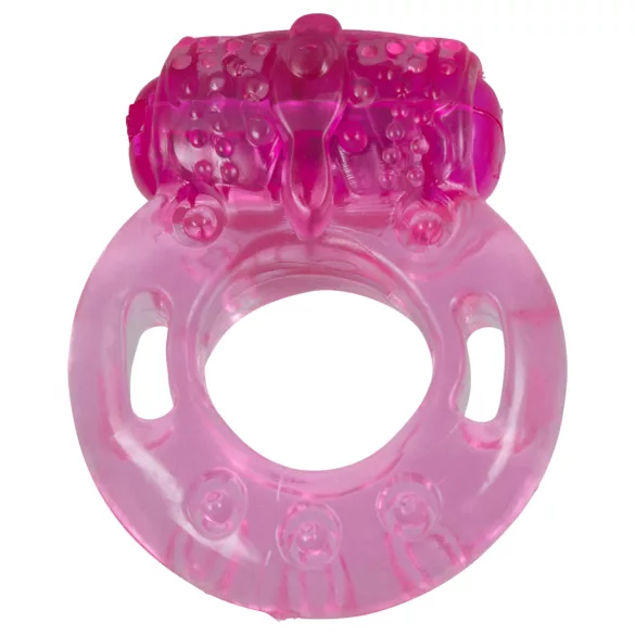 Vibrationspenisring - engångs - silikon - rosa