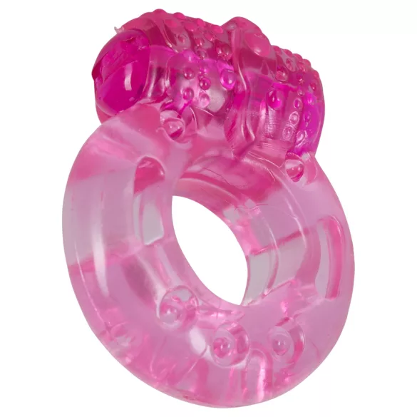 Vibrationspenisring - engångs - silikon - rosa