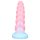 OgazR - lysande enhörningsdildo - 22 cm (regnbåge)