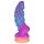 OgazR - lysande drakeldildo - 22cm (lila-rosa)