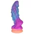 OgazR - dildo drakdesign lysande - silikon lila rosa 22cm