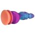 OgazR - lysande drakeldildo - 22cm (lila-rosa)