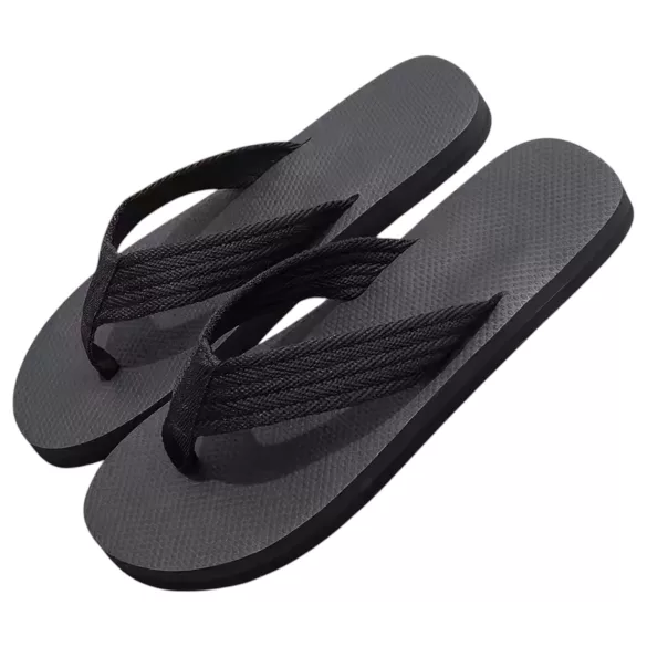 Flip-flop tofflor - penis-mönster - svart - 40/41