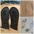 Flip-flops med kul klack - Svart - 44/45