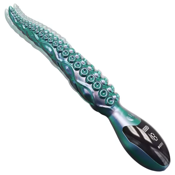 Monster Fuck - Bläckfiskvibrator - Vibrerande - Grön