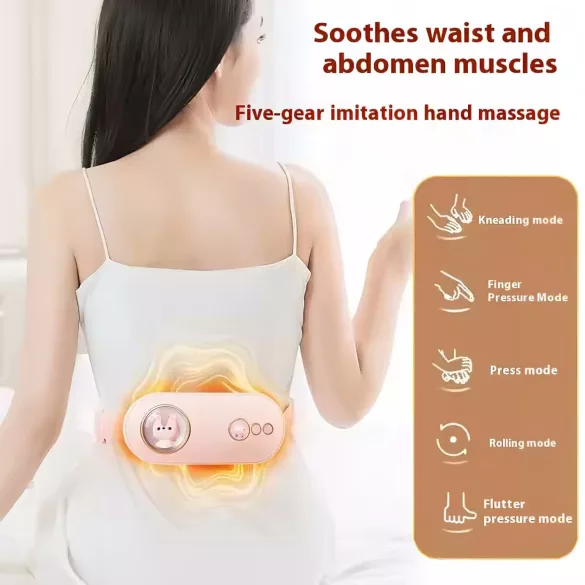 HappyPet Comfort - värmemassagemagebälte - mens - vit
