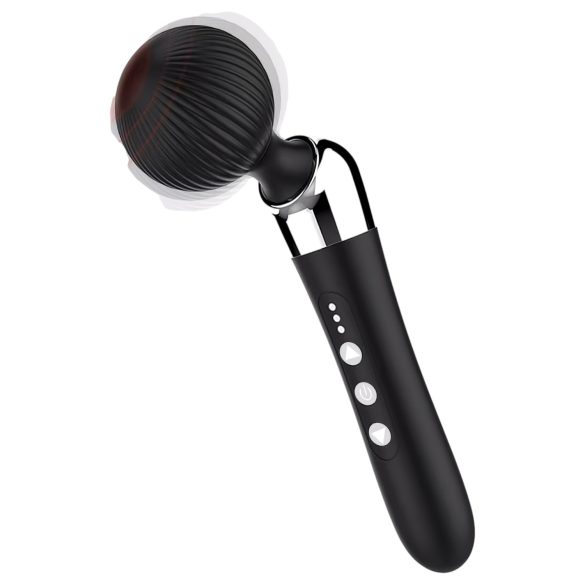 Böjbar, batteridriven massagestav (svart)