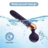 Massager - böjd vibrator - uppladdningsbar - svart