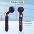 Massager - böjd vibrator - uppladdningsbar - svart