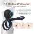 Biu-Biu - penisring och parvibrator - svart