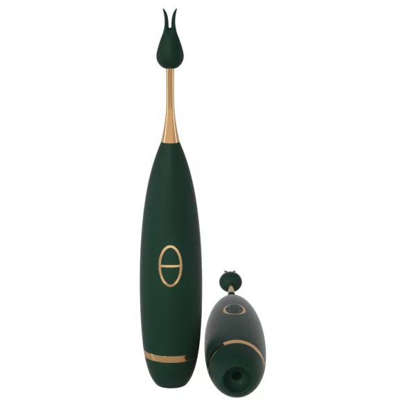 Lonely - klitorisstimulator vibrator - 3‑delad (grön)