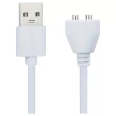   Pleasure Charge Loveline - magnetisk USB-laddningskabel (vit)