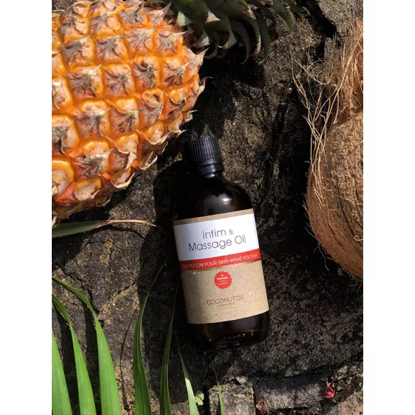 Coconutoil - intim- och massageolja - bio kokosolja - 80ml