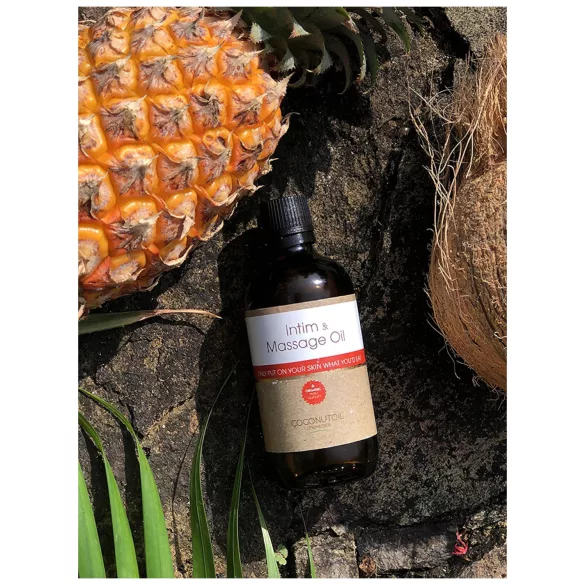 Coconutoil - intim- och massageolja - bio kokosolja - 80ml