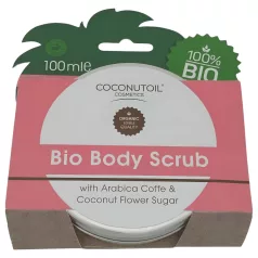 Coconutoil - kroppsskrubb med kaffe och kokossocker - 100ml