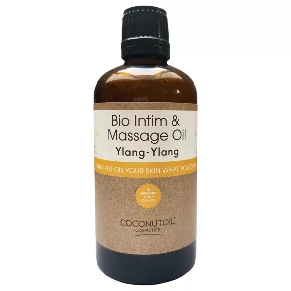 Coconutoil - intim- och massageolja ylang-ylang - ekologisk 80ml