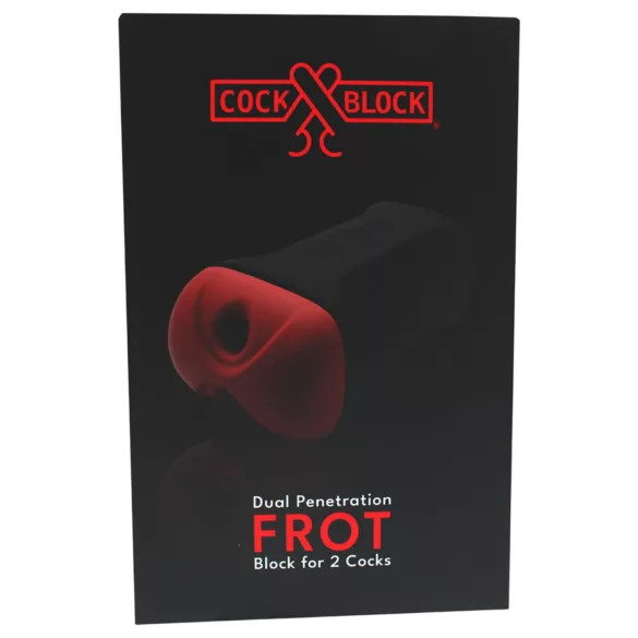 CockBlock - FROT dubbelmasturbator (svart)