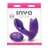 Inya Bump-N-Grind - Radiostyrd, uppvärmd 2in1 klitorisstimulator (lila)