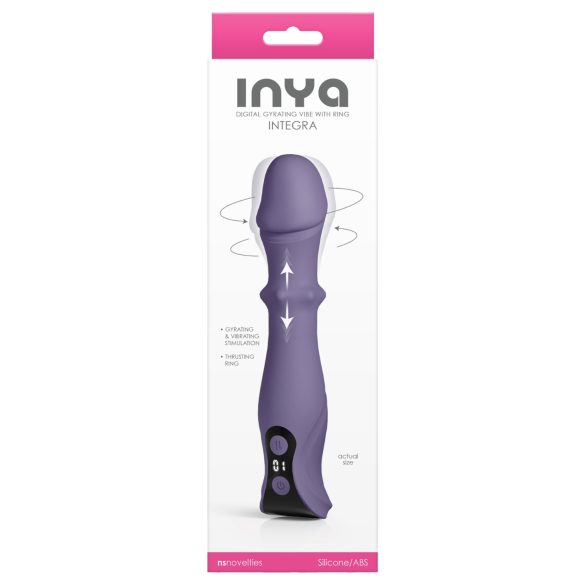 NS Novelties - roterande vibrator med stötfunktion - lila