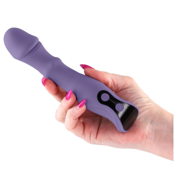 NS Novelties - roterande vibrator med stötfunktion - lila