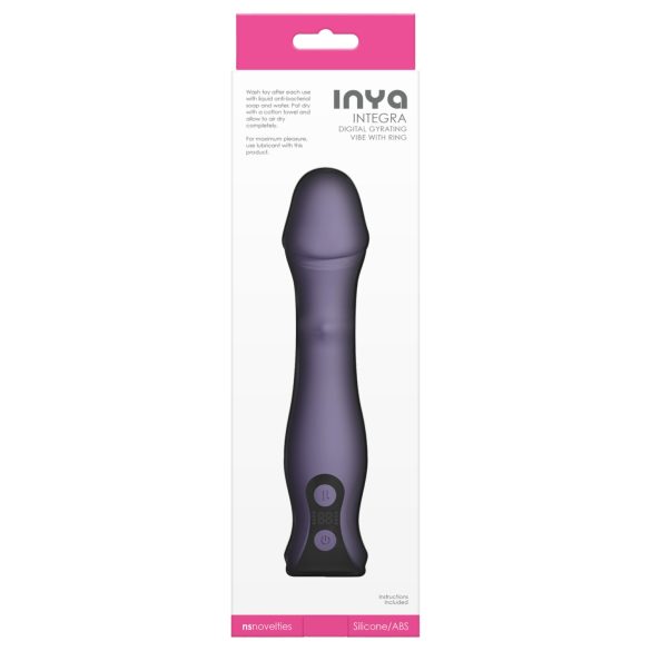 NS Novelties - roterande vibrator med stötfunktion - lila