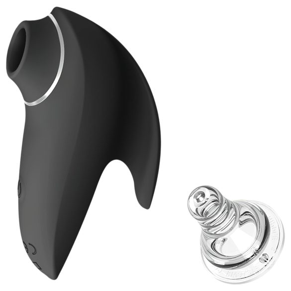 AlvUp - klitorisstimulator lufttrycksvibrator svart