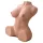 XISE Dania - masturbator torso med stötfunktion - naturfärg