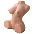 XISE Dania - masturbator torso med stötfunktion - naturfärg