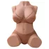 XISE Dania - masturbator torso med stötfunktion - naturfärg